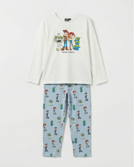 TOY STORY Pijama Manga Larga Toy Story para Niña CRUDO