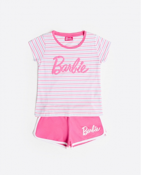 BARBIE Pijama Manga Corta Surf Girl para Niña ROSA