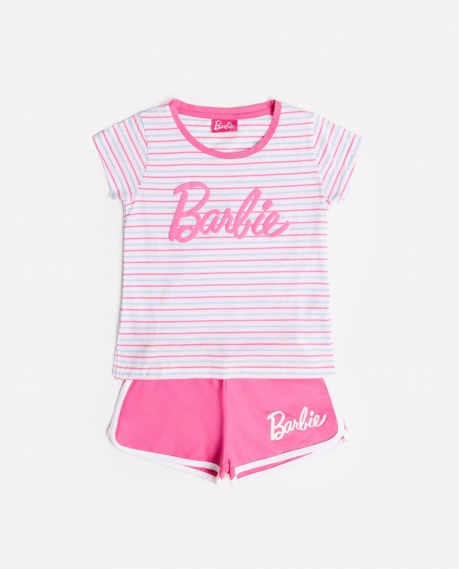 BARBIE Pijama Manga Corta Surf Girl para Niña ROSA