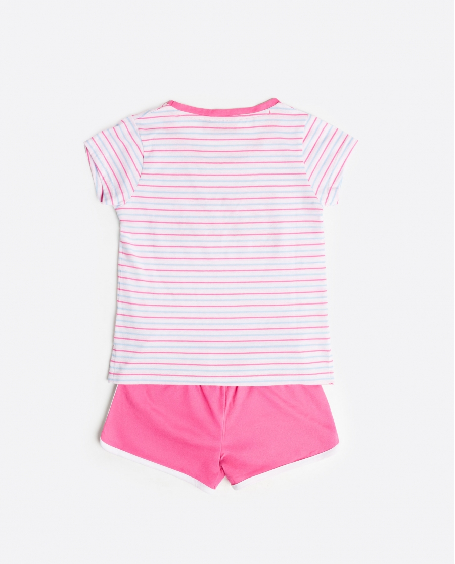 BARBIE Pijama Manga Corta Surf Girl para Niña ROSA