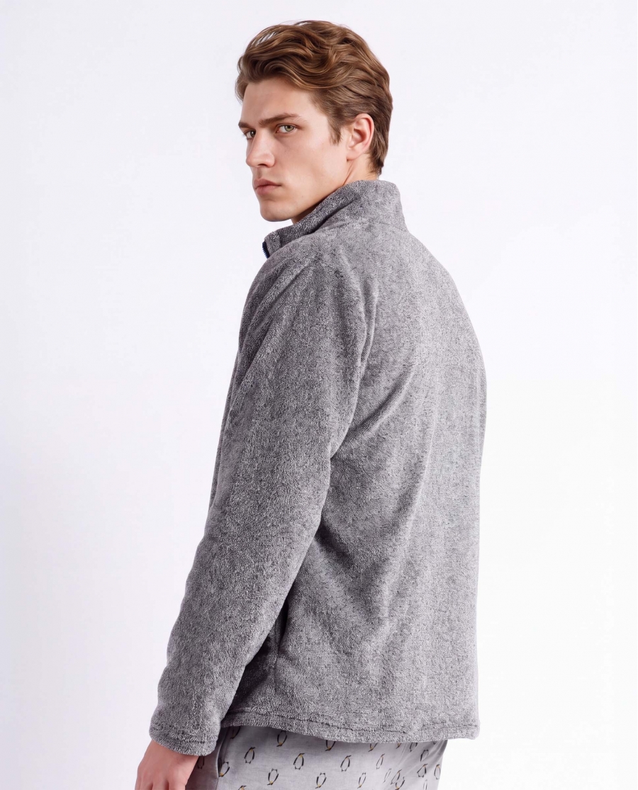 ADMAS Bata Manga Larga Calentita Explorer para Hombre GRIS