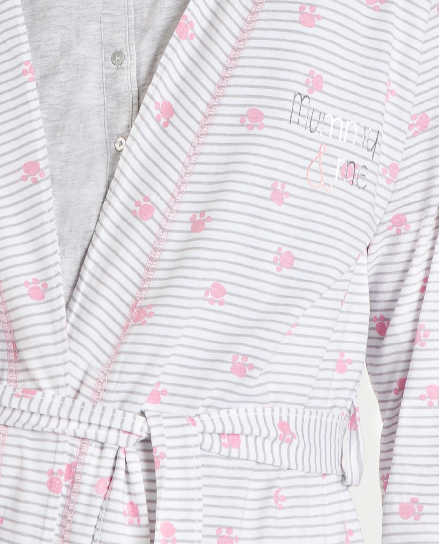 DISNEY Bata Manga Larga Maternity Dalmatas para Mujer BLANCO
