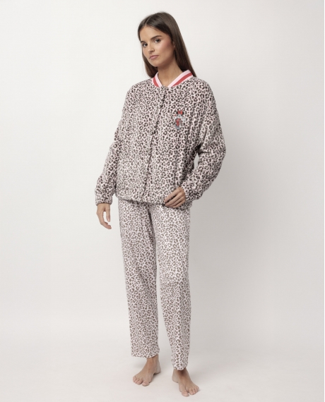 DISNEY Bata Manga Larga Calentita Minnie Skin para Mujer PIEL