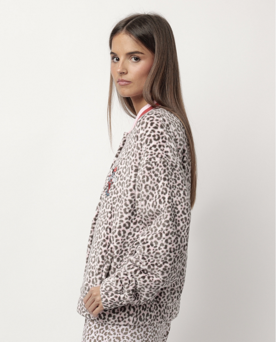 DISNEY Bata Manga Larga Calentita Minnie Skin para Mujer PIEL
