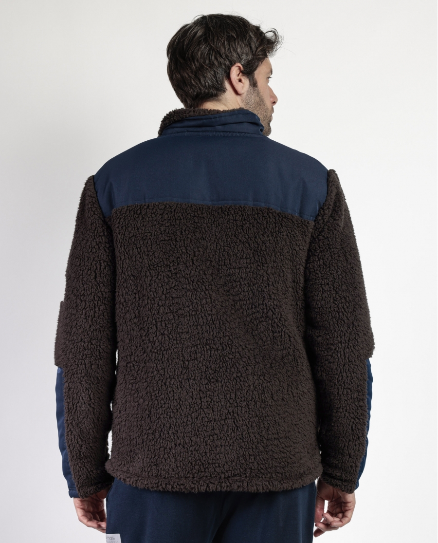 NEW PLAN Chaqueta Manga Larga Calentita Amber para Hombre MARRON
