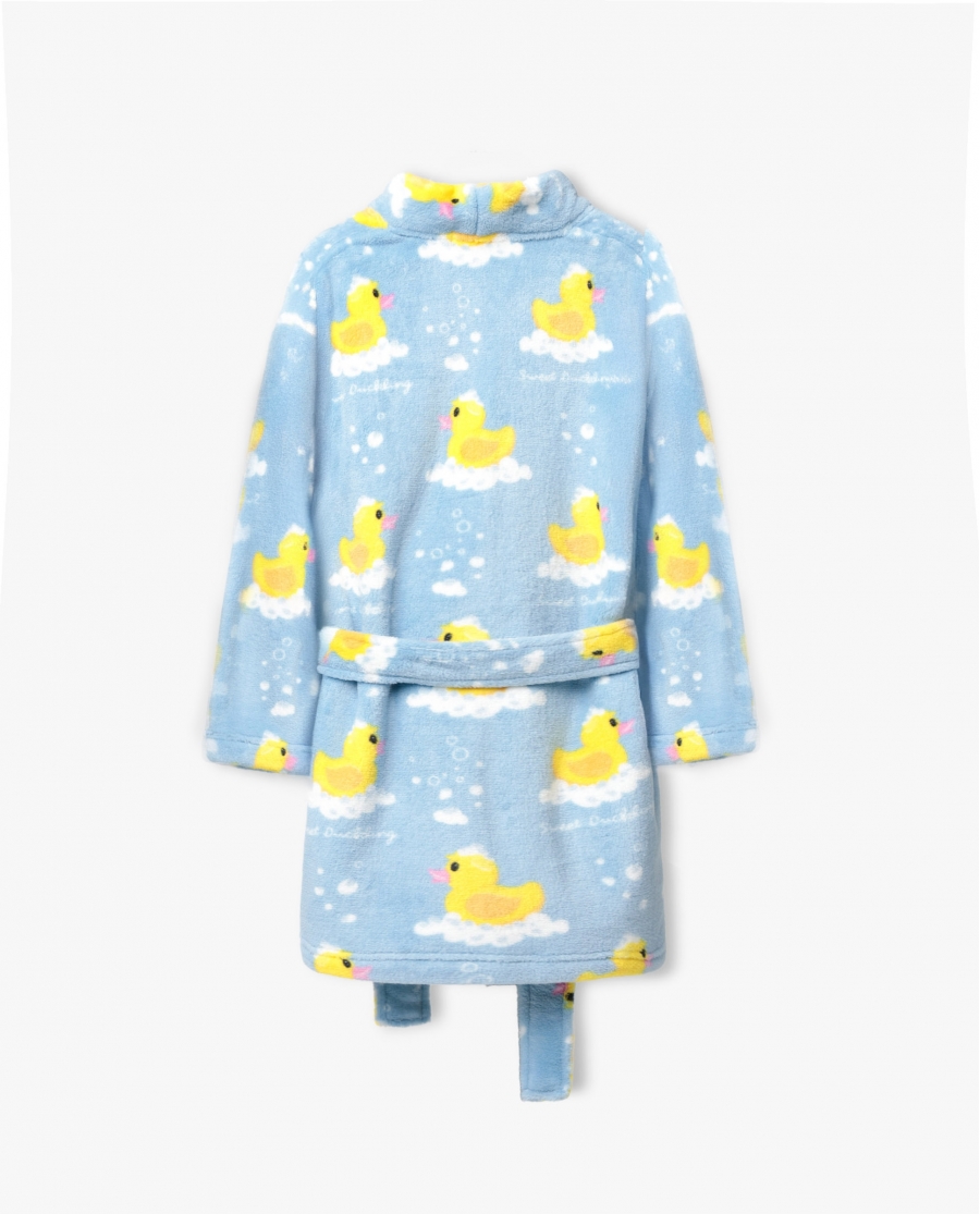ADMAS Bata Manga Larga Calentita Sweet Duckling para Niña AZUL