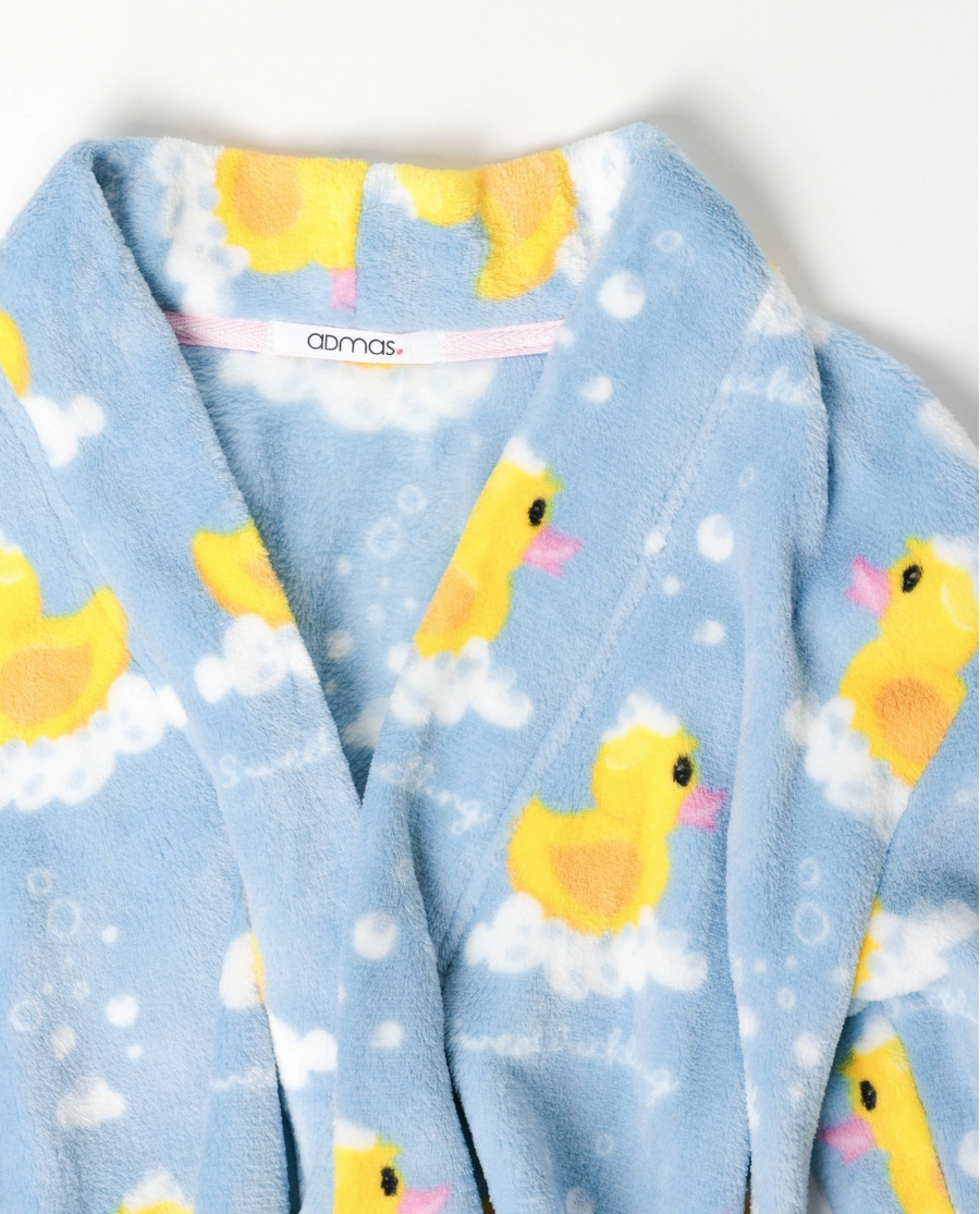 ADMAS Bata Manga Larga Calentita Sweet Duckling para Niña AZUL
