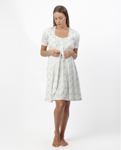 DISNEY Bata Manga Corta Thumper Maternity para Mujer CRUDO