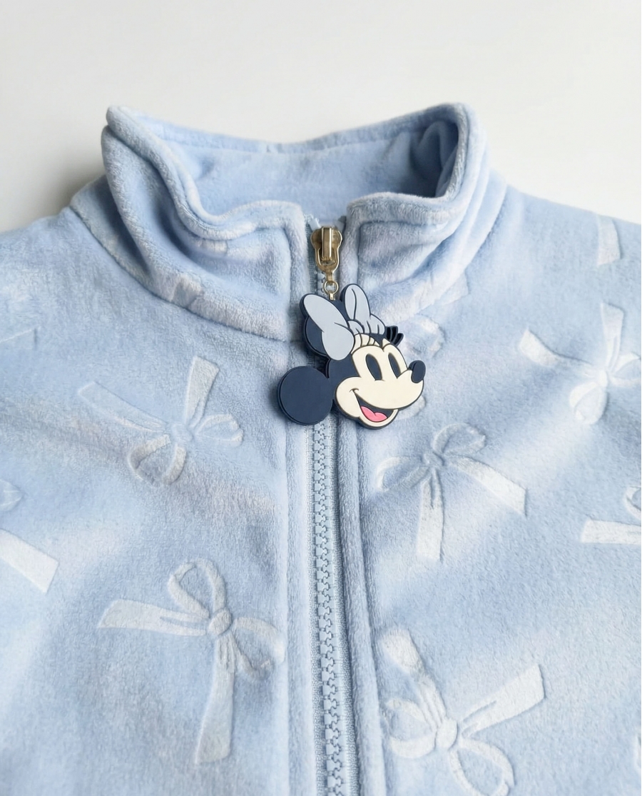 DISNEY Bata Calentita Manga Larga Coquette Friends para Niña AZUL