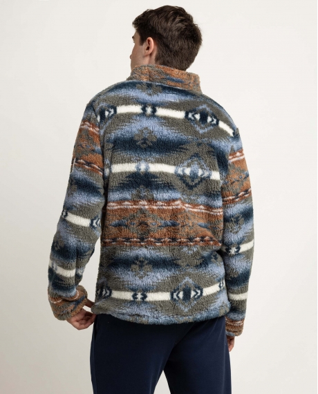 NEW PLAN Bata Calentita Manga Larga Terrain para Hombre CAQUI 2