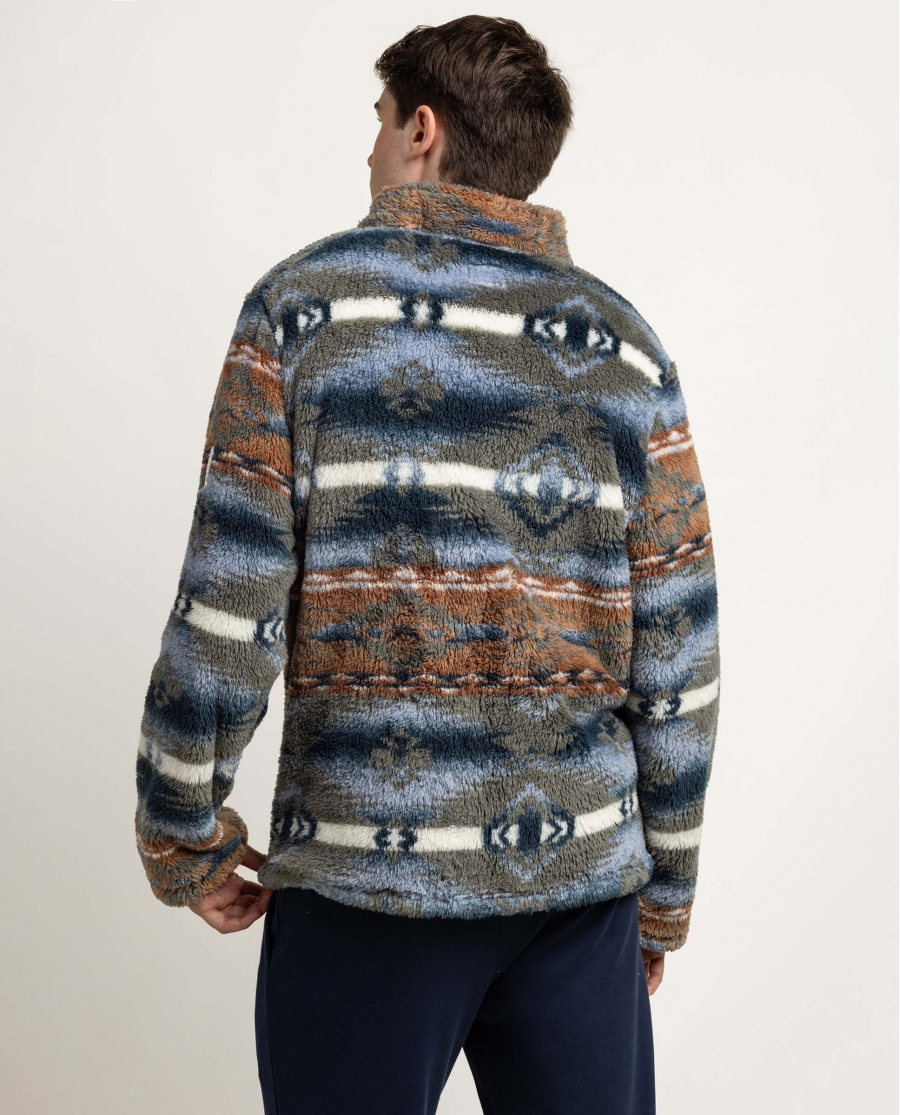 NEW PLAN Bata Calentita Manga Larga Terrain para Hombre CAQUI