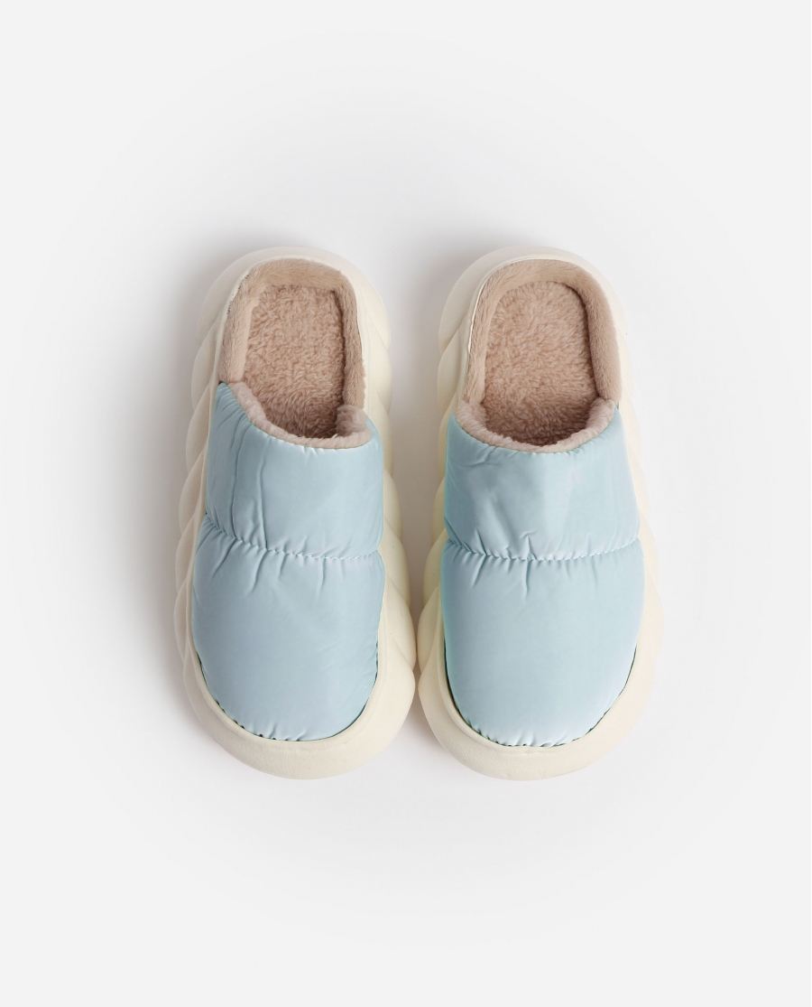 ADMAS Zapatillas De Estar Por Casa Acolchada para Mujer AZUL