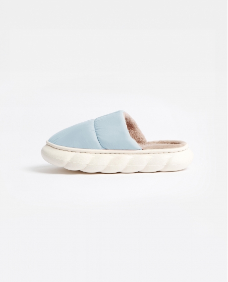 ADMAS Zapatillas De Estar Por Casa Acolchada para Mujer AZUL 2