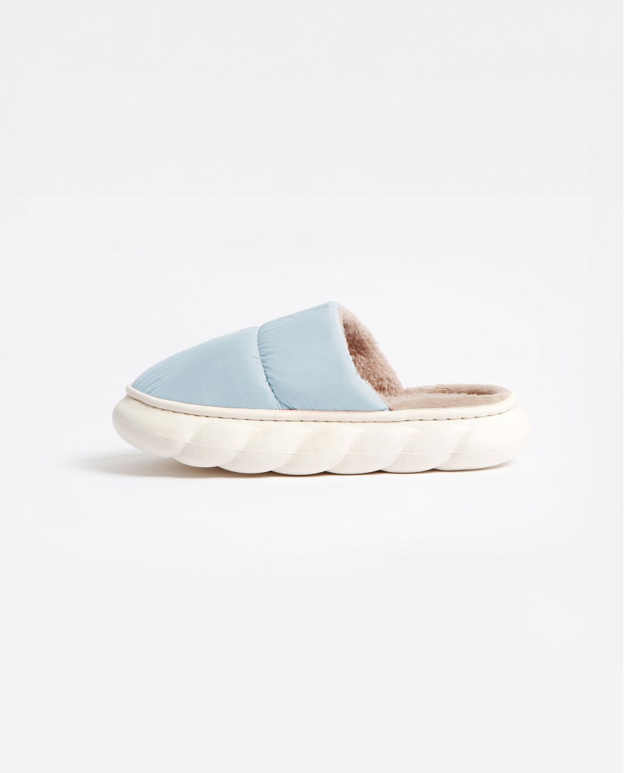 ADMAS Zapatillas De Estar Por Casa Acolchada para Mujer AZUL