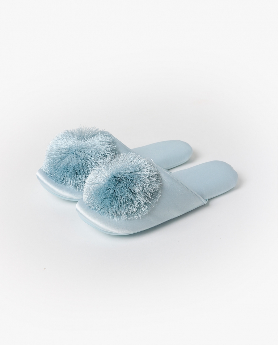 ADMAS Zapatillas Novia Satin Bridal para Mujer, (Caja 6 unidades) VERDE AGUA