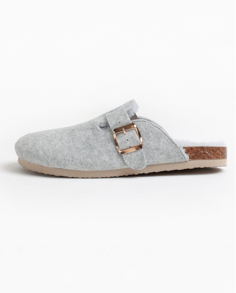 ADMAS Zapatillas De Estar Por Casa Nordic para Mujer GRIS 2