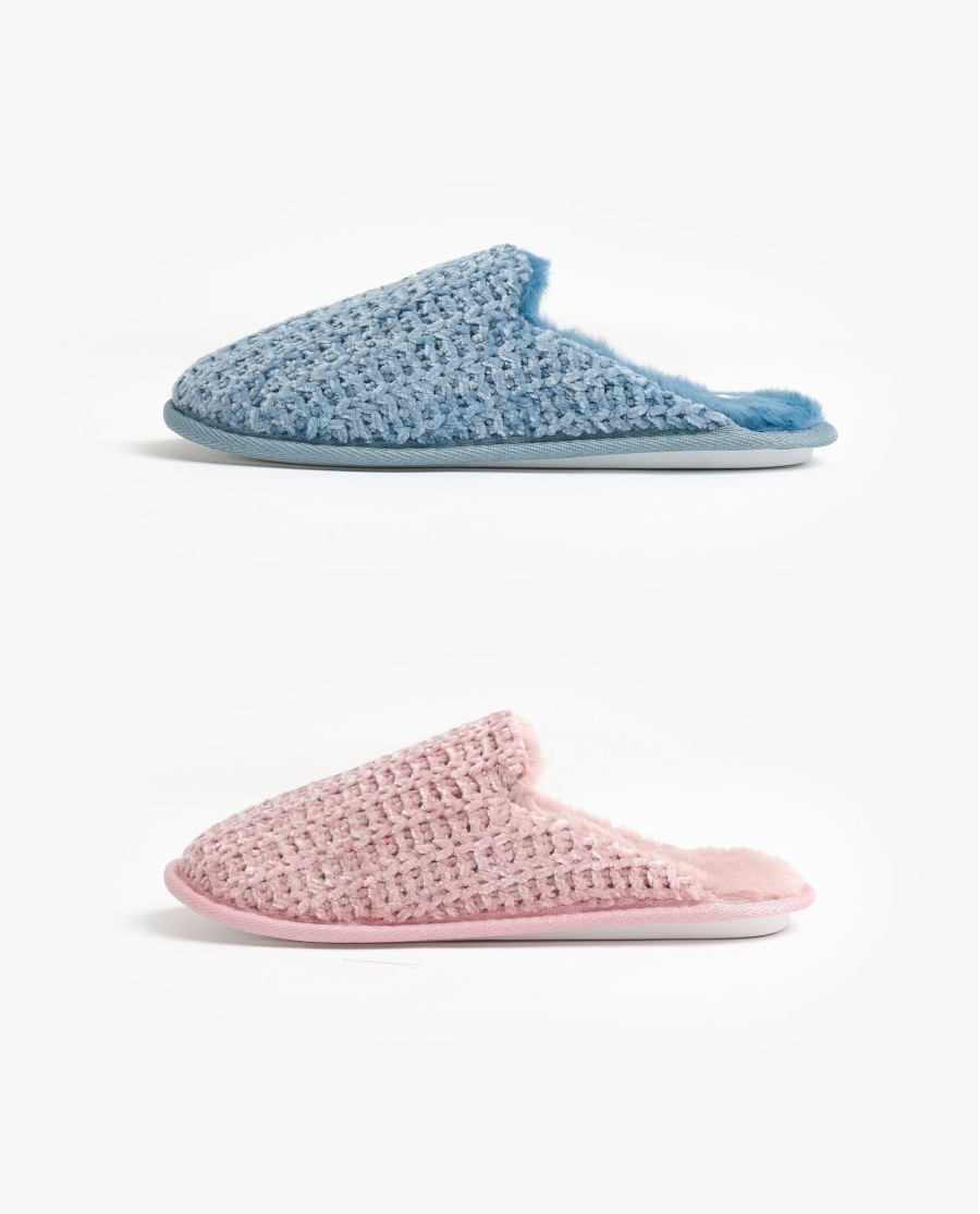 ADMAS Zapatillas De Estar Por Casa Punto para Mujer, (Caja 6 unidades) SURTIDO