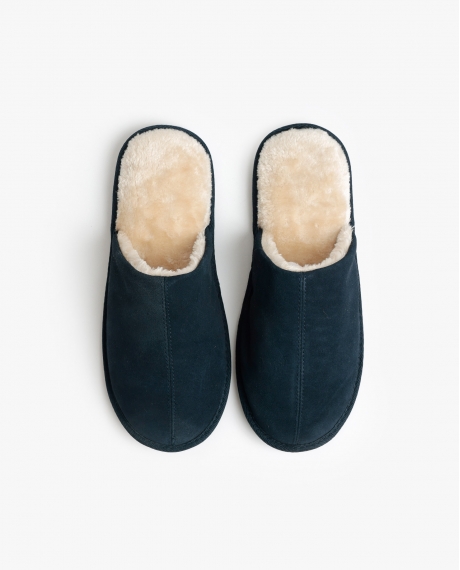 ADMAS Zapatillas De Estar Por Casa Ante Navy para Hombre MARINO