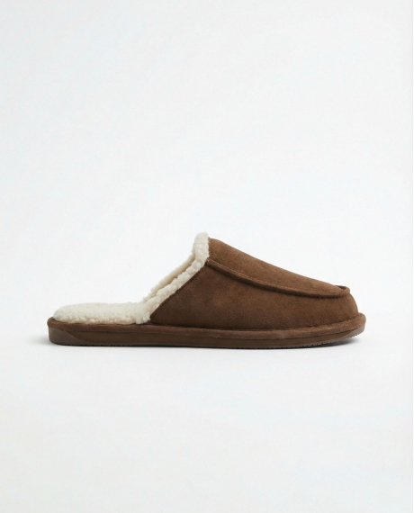 ADMAS Zapatillas De Estar Por Casa Brown Sherpa para Hombre, (Caja 6 unidades) SURTIDO 2