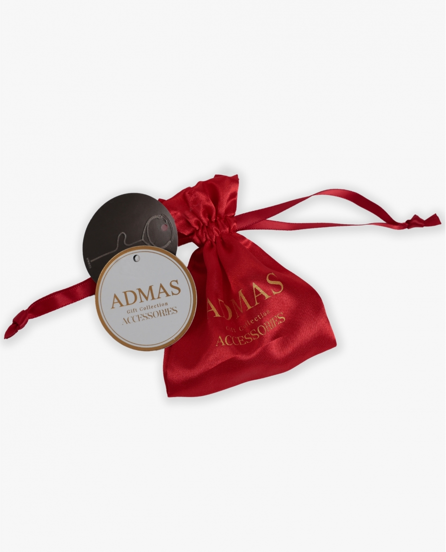 ADMAS Colgante Cristal para Mujer, (Caja 6 unidades) PLATA