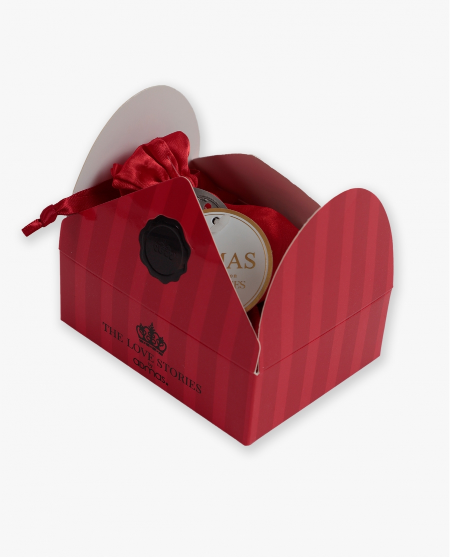 ADMAS Colgante Cristal para Mujer, (Caja 6 unidades) PLATA