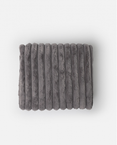 ADMAS Manta Doble Cara Rabbit Stripe GRIS