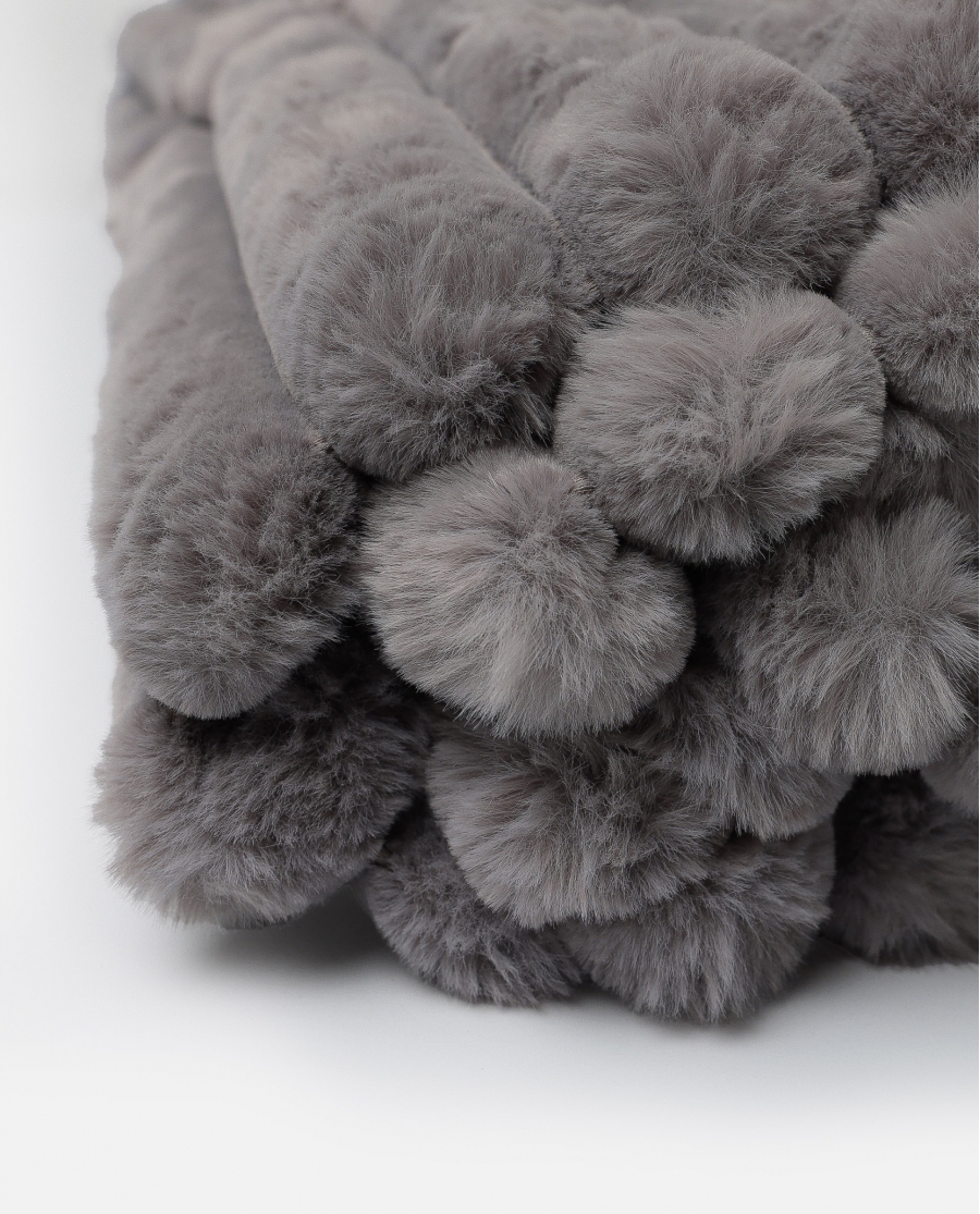 ADMAS Manta Doble Cara Rabbit Stripe GRIS