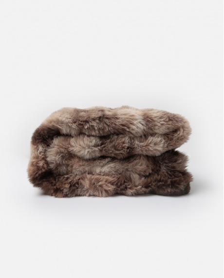 ADMAS Manta Doble Cara Bubble Rabbit MARRON