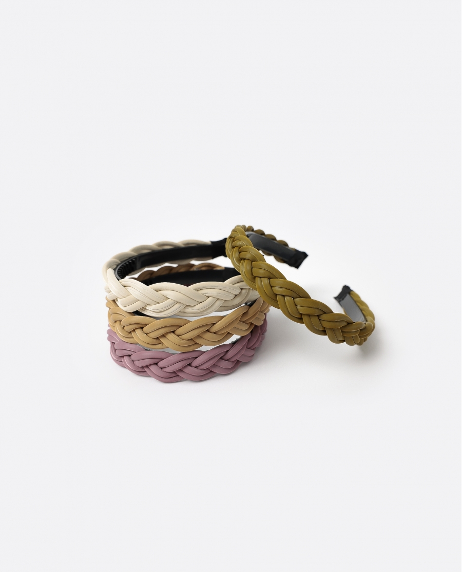 ADMAS Diadema Braid Style Duo para Mujer (Caja 6 unidades) SURTIDO