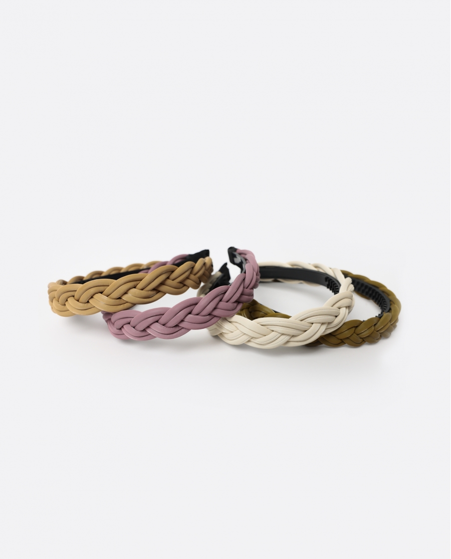 ADMAS Diadema Braid Style Duo para Mujer (Caja 6 unidades) SURTIDO