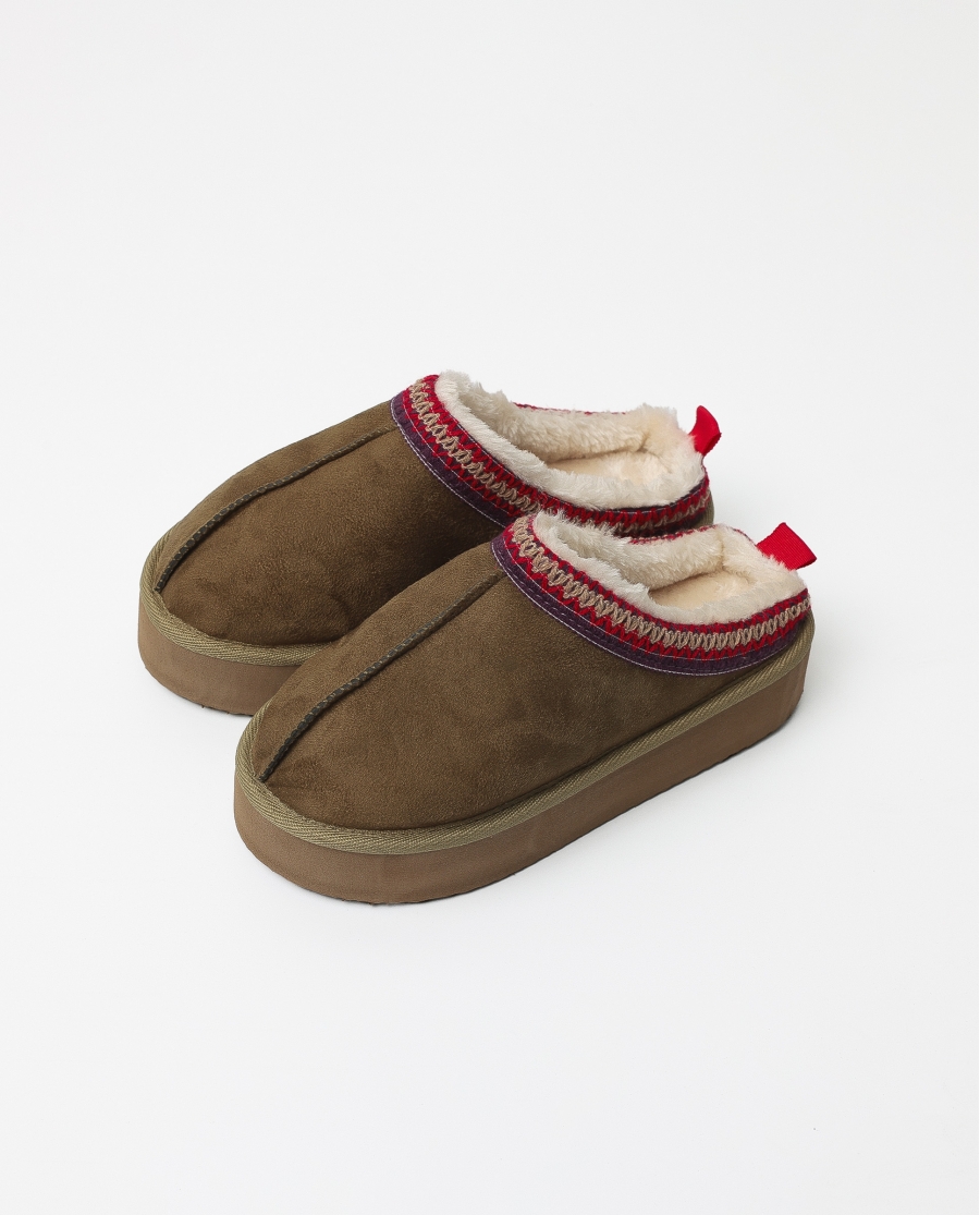 ADMAS Zapatillas De Estar Por Casa Plataforma Cenefa para Mujer, (Caja 6 unidades) SURTIDO