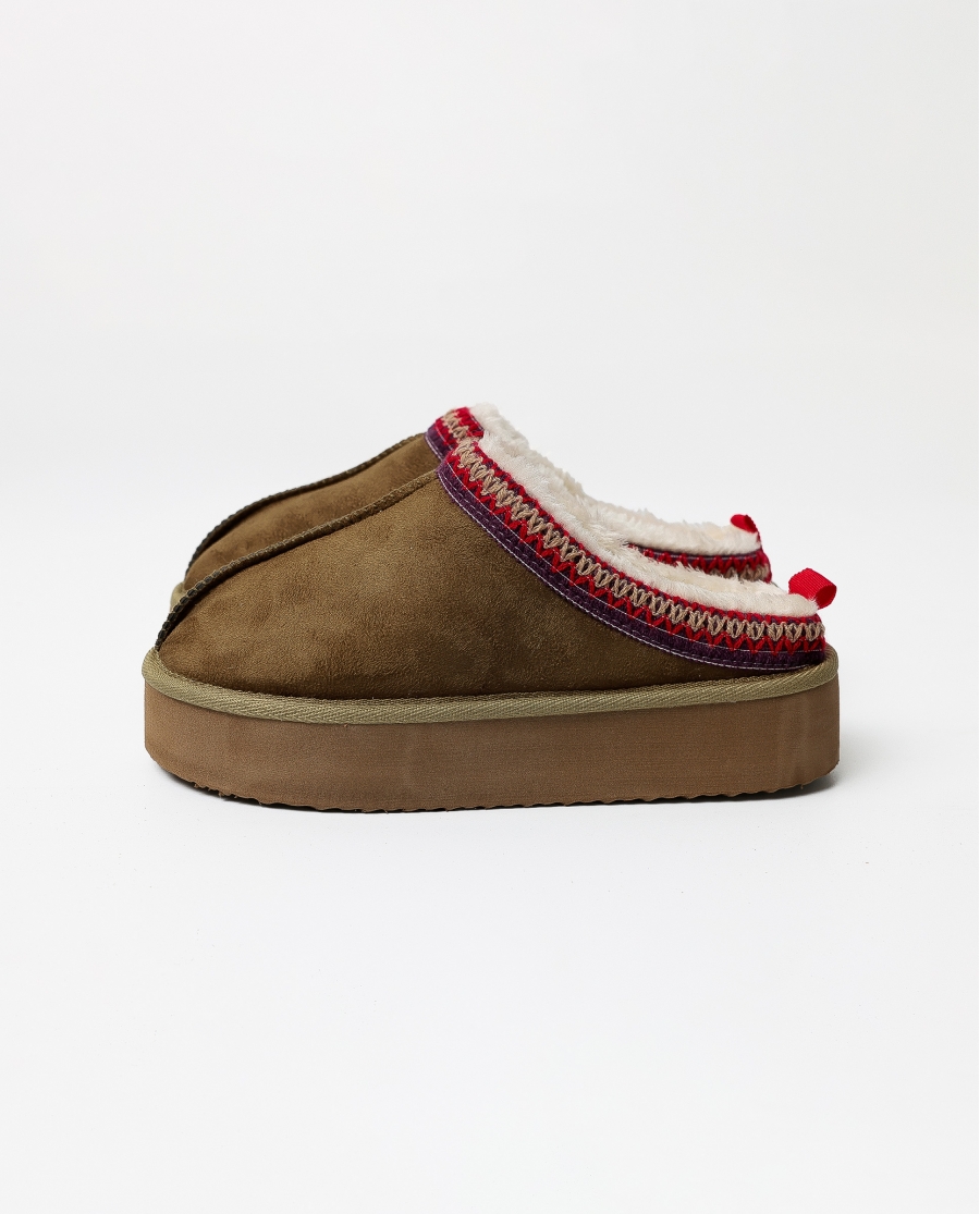 ADMAS Zapatillas De Estar Por Casa Plataforma Cenefa para Mujer, (Caja 6 unidades) SURTIDO