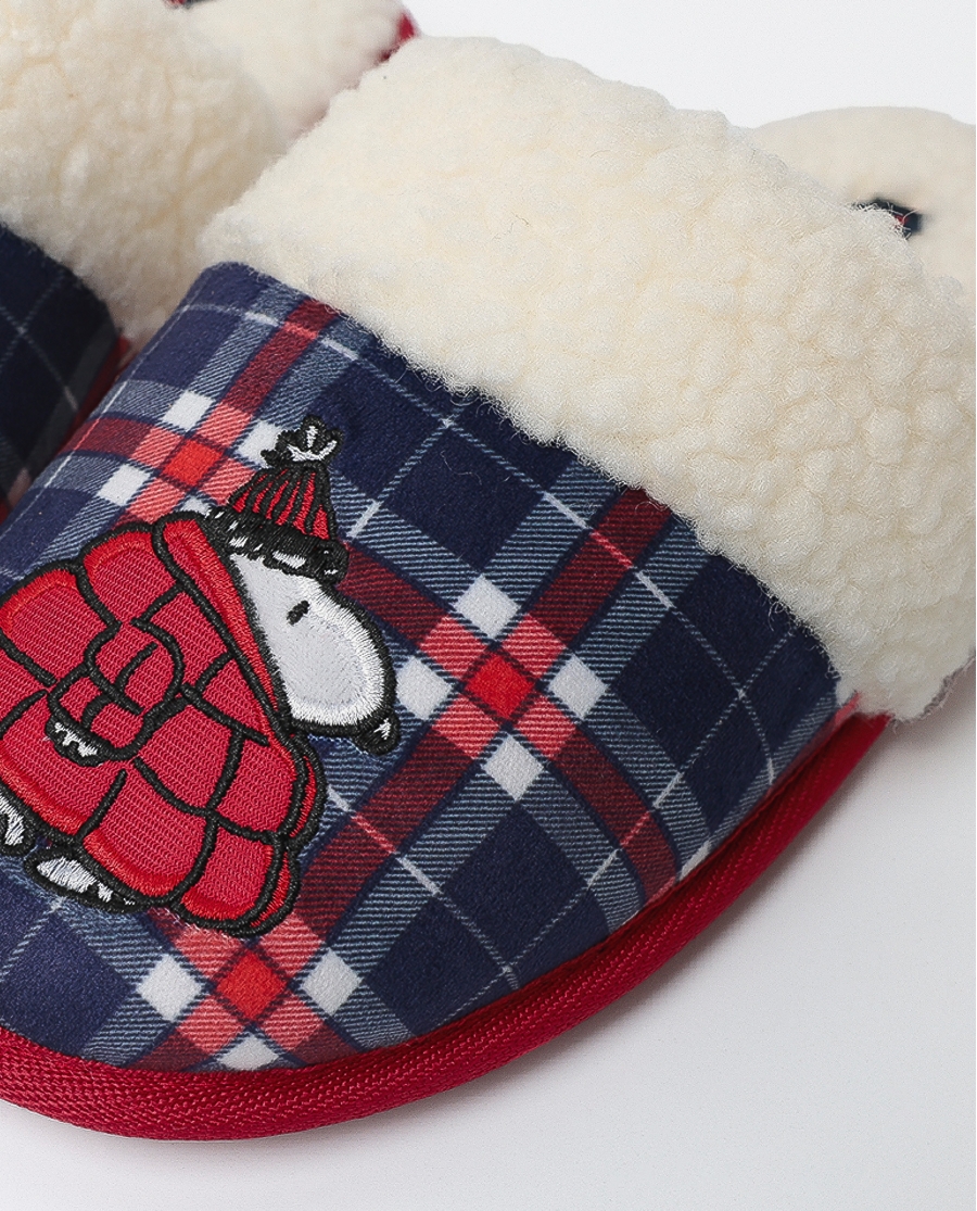 PEANUTS Zapatillas De Estar Por Casa Sherpa Snow para Mujer, (Caja 6 unidades) SURTIDO