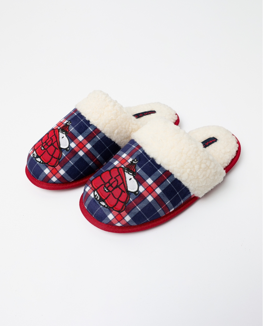 PEANUTS Zapatillas De Estar Por Casa Sherpa Snow para Niña, (Caja 6 unidades) SURTIDO