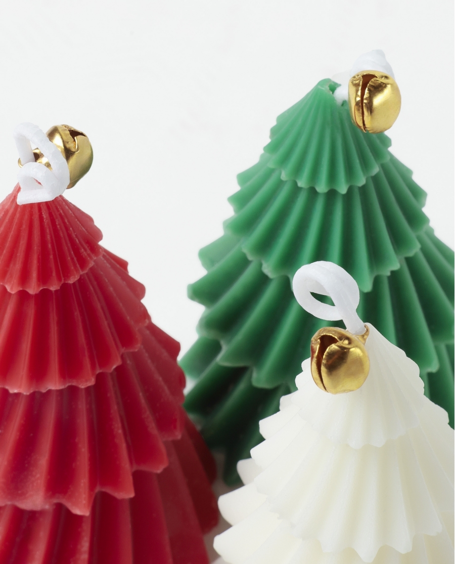 ADMAS Velas Árbol Origami, (Caja de 12 unidades) SURTIDO