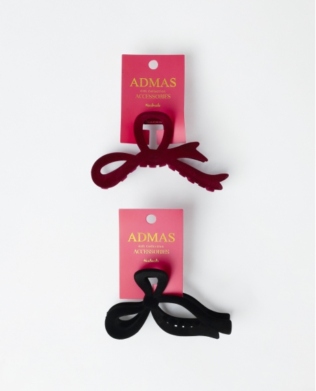 ADMAS Pinza Pelo Dual Charm para Mujer (Caja 6 unidades) SURTIDO
