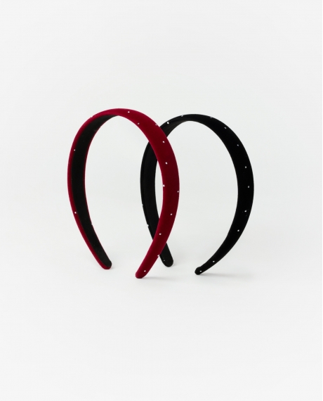 ADMAS Diadema Doble Velvet para Mujer (Caja 6 unidades) SURTIDO
