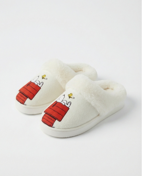 PEANUTS Zapatillas De Estar Por Casa Meet Up para Niña, (Caja 6 unidades) CRUDO