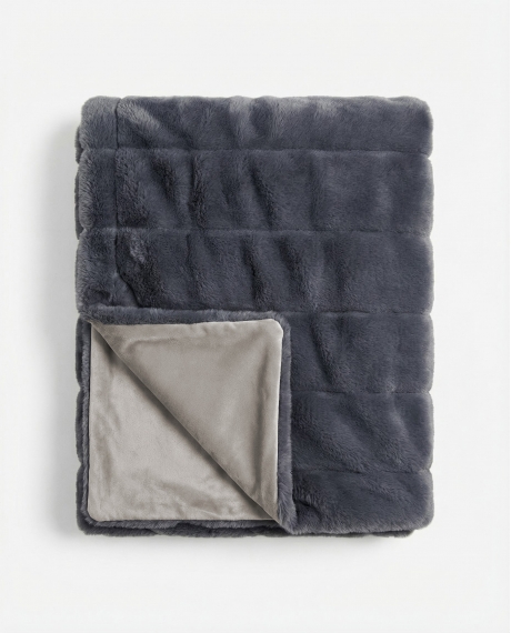 ADMAS Manta Doble Cara Rabbit Wide Stripes GRIS 2