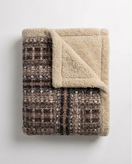 ADMAS Manta Doble Capa Soft Touch MARRON