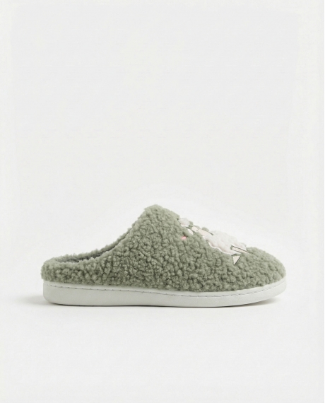 ADMAS Zapatillas De Estar Por Casa Counting Sheep para Mujer, (Caja 6 unidades) VERDE 2