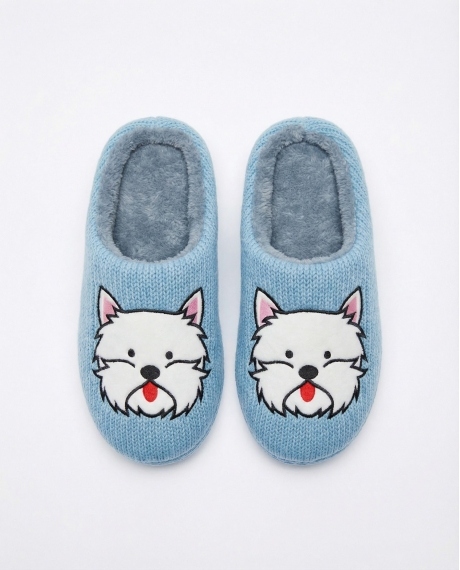 ADMAS Zapatillas De Estar Por Casa Ruff Morning para Mujer, (Caja 6 unidades) AZUL