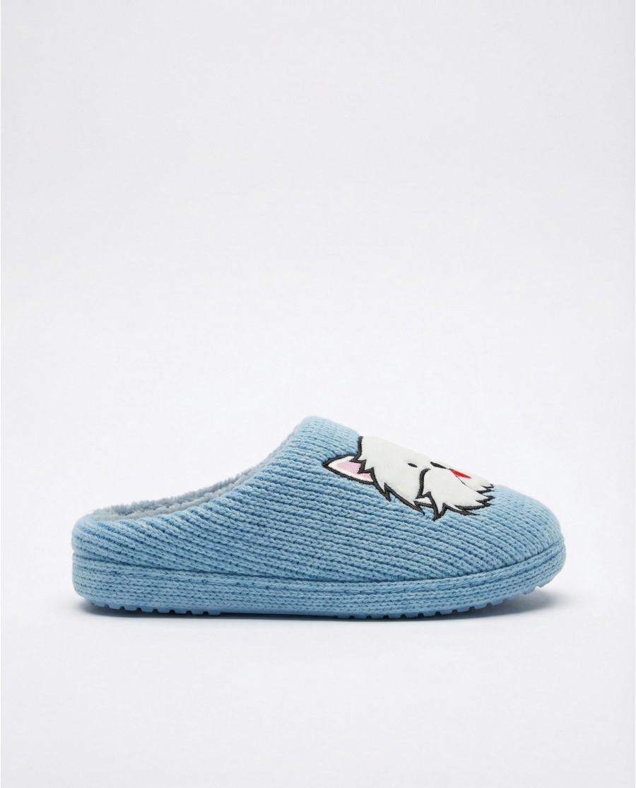ADMAS Zapatillas De Estar Por Casa Ruff Morning para Mujer, (Caja 6 unidades) AZUL