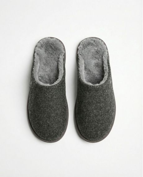 ADMAS Zapatillas De Estar Por Casa Pelo Classic para Hombre, (Caja 6 unidades) GRIS