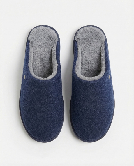 ADMAS Zapatillas De Estar Por Casa Pelo Classic para Hombre, (Caja 6 unidades) MARINO