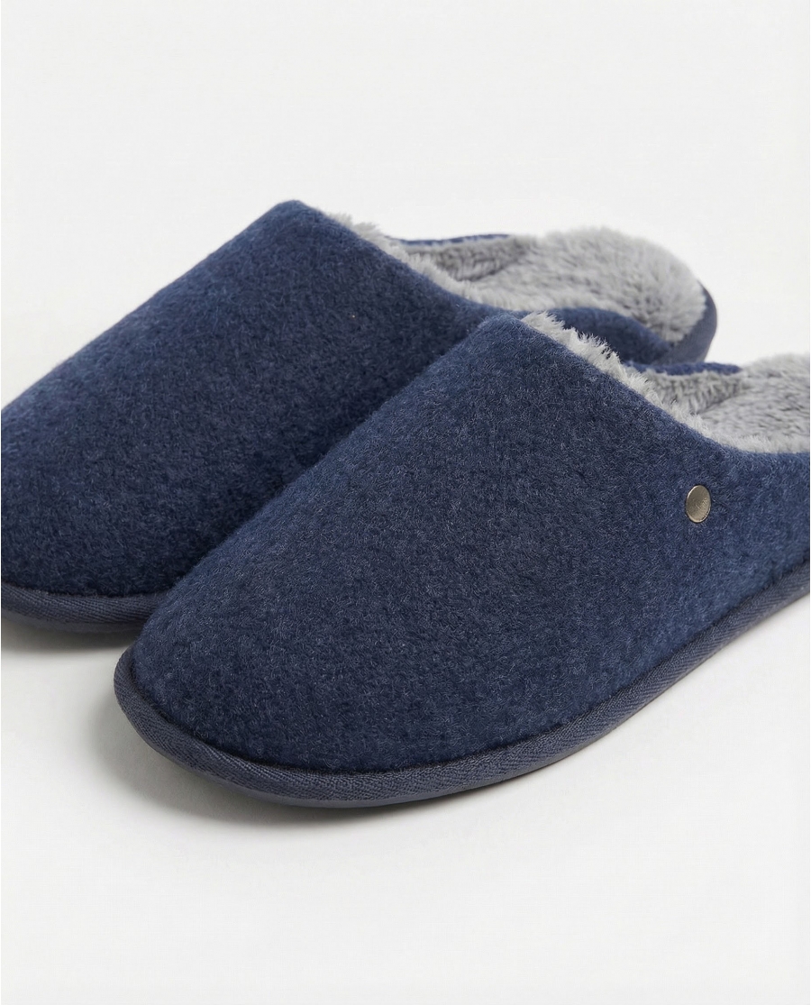 ADMAS Zapatillas De Estar Por Casa Pelo Classic para Hombre, (Caja 6 unidades) MARINO