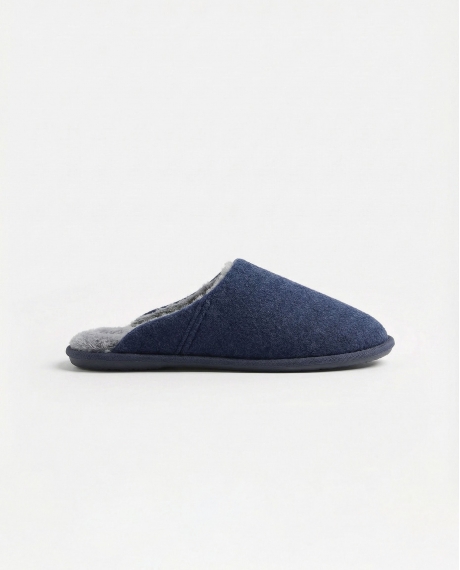 ADMAS Zapatillas De Estar Por Casa Pelo Classic para Hombre, (Caja 6 unidades) MARINO 2