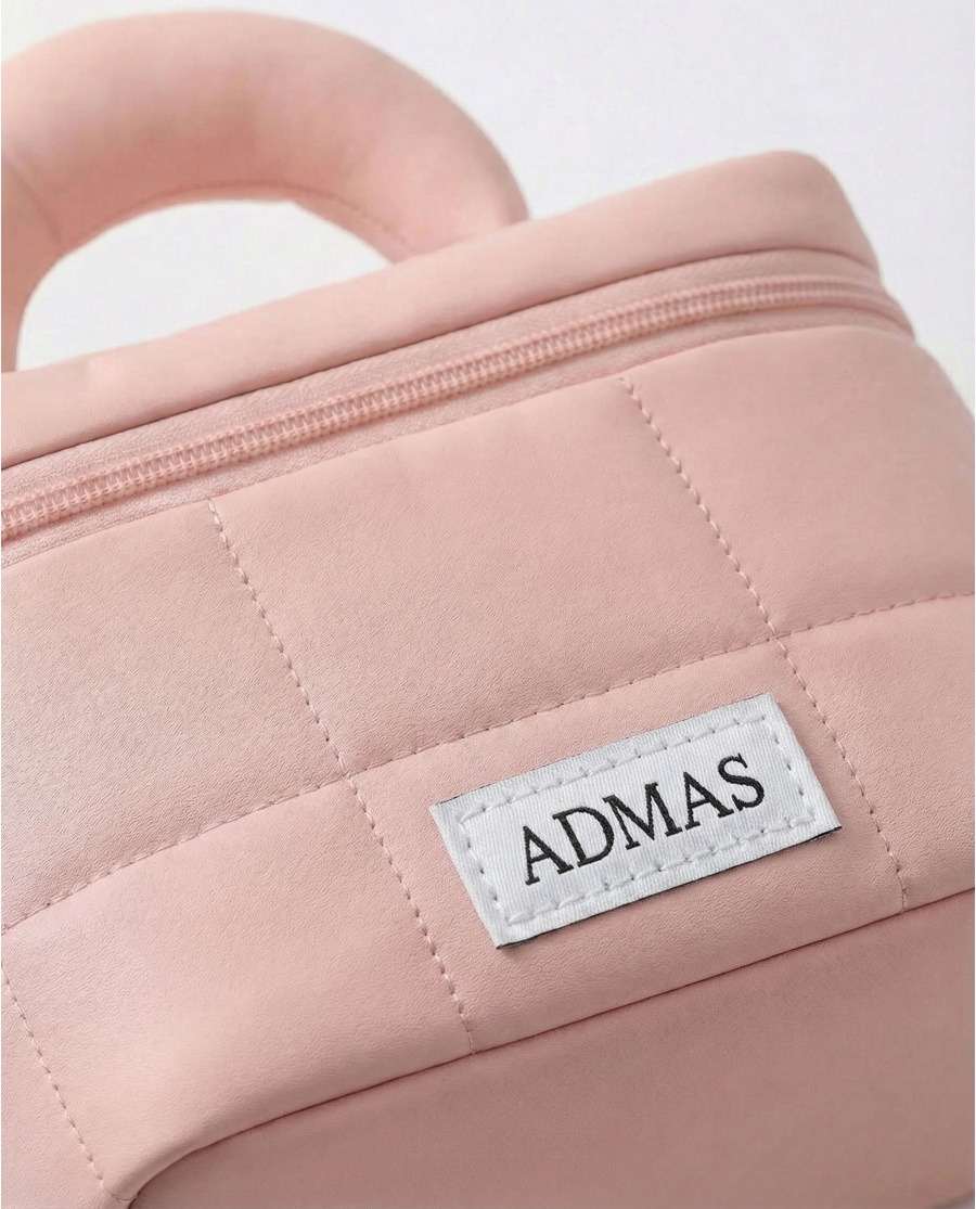 ADMAS Neceser Rectangular Quilted, (Caja 6 unidades) SURTIDO